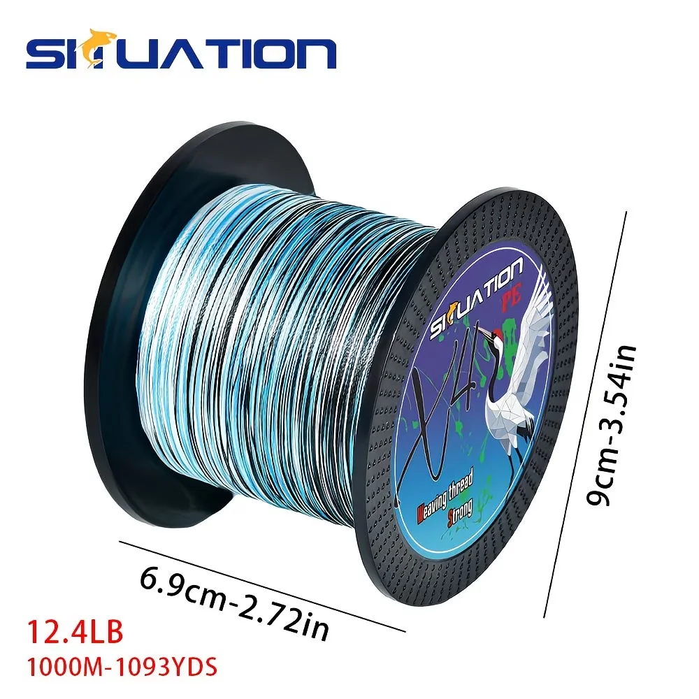 A 500-Meter White Fluorocarbon Fishing Line