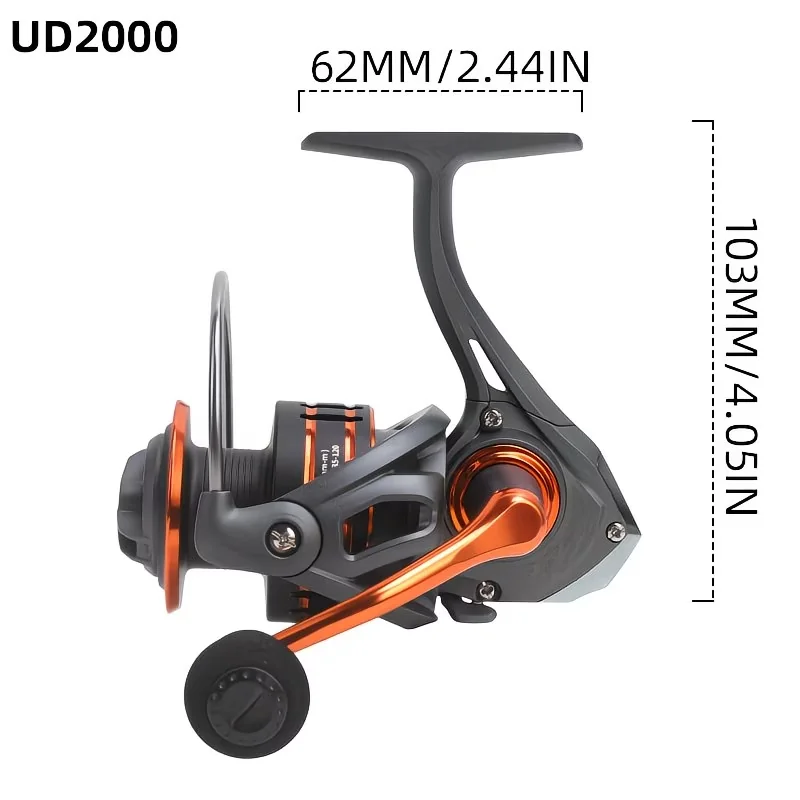 ROOBLINOS HE Metal Fishing Reel