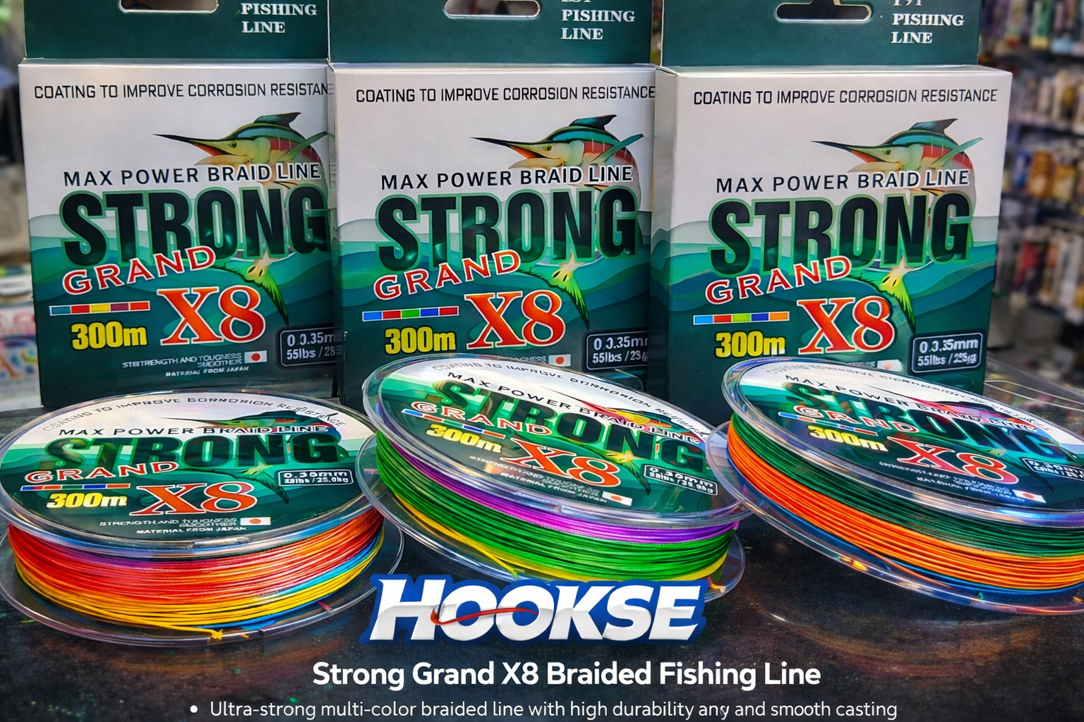 Strong Grand X8 Braided Fishing Line High Strength X8 Stranded Fishing Line