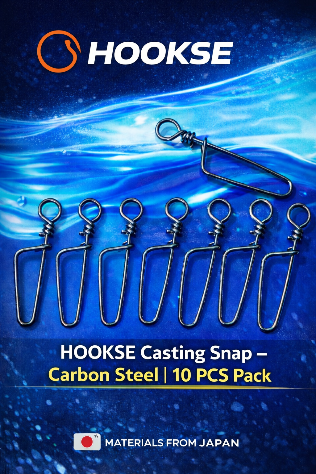Carbon casting buckle 10pcs packet